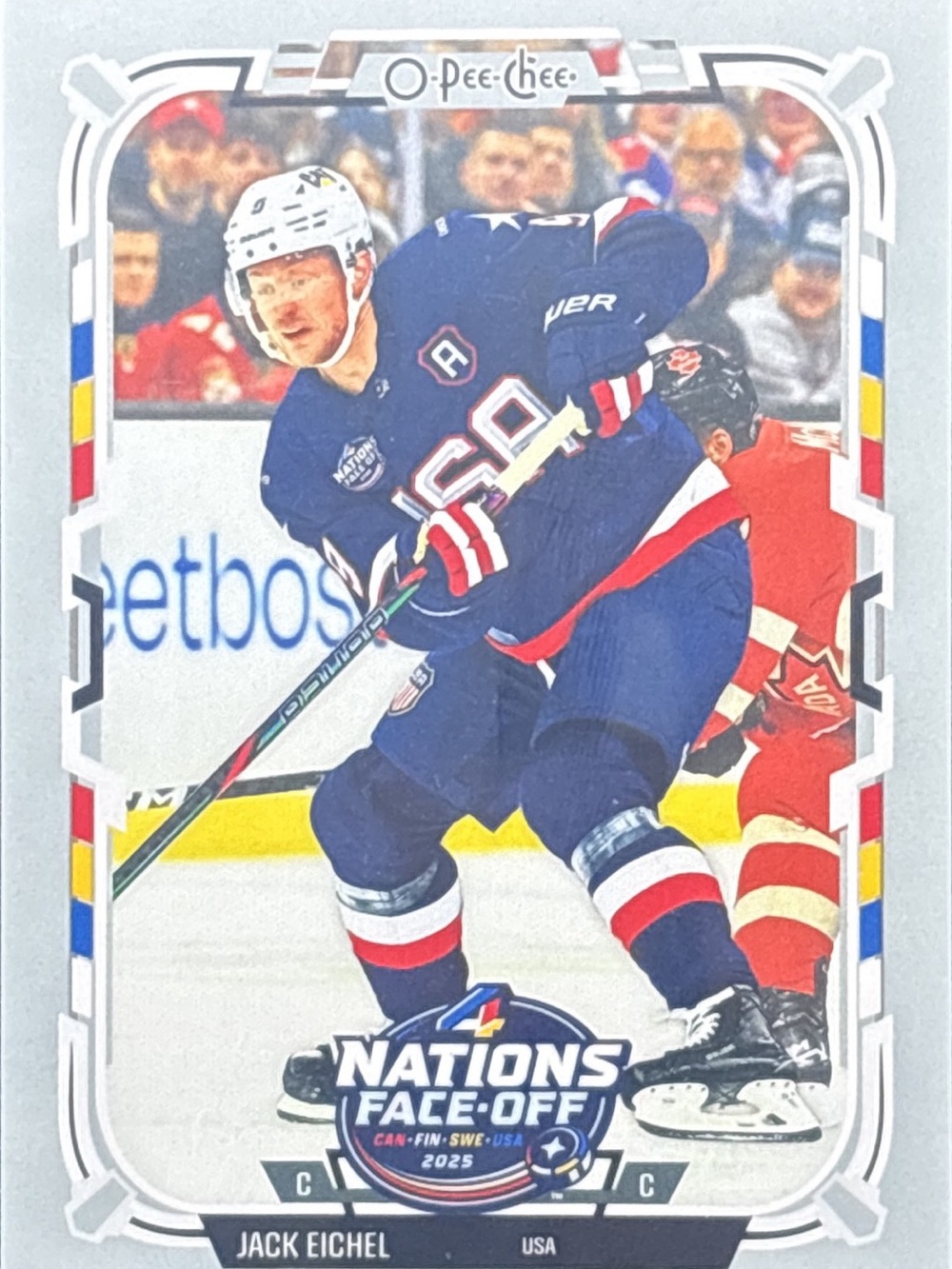 O-Pee-Chee Jack Eichel Hockey Trading Card
